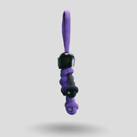 Thumbnail for Black Purple Biker Buddy Paracord Keychain