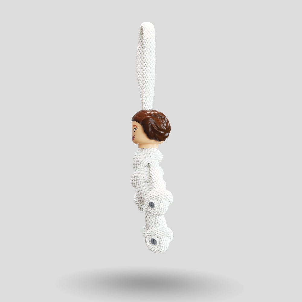 Princess Leia Paracord Buddy Keychain