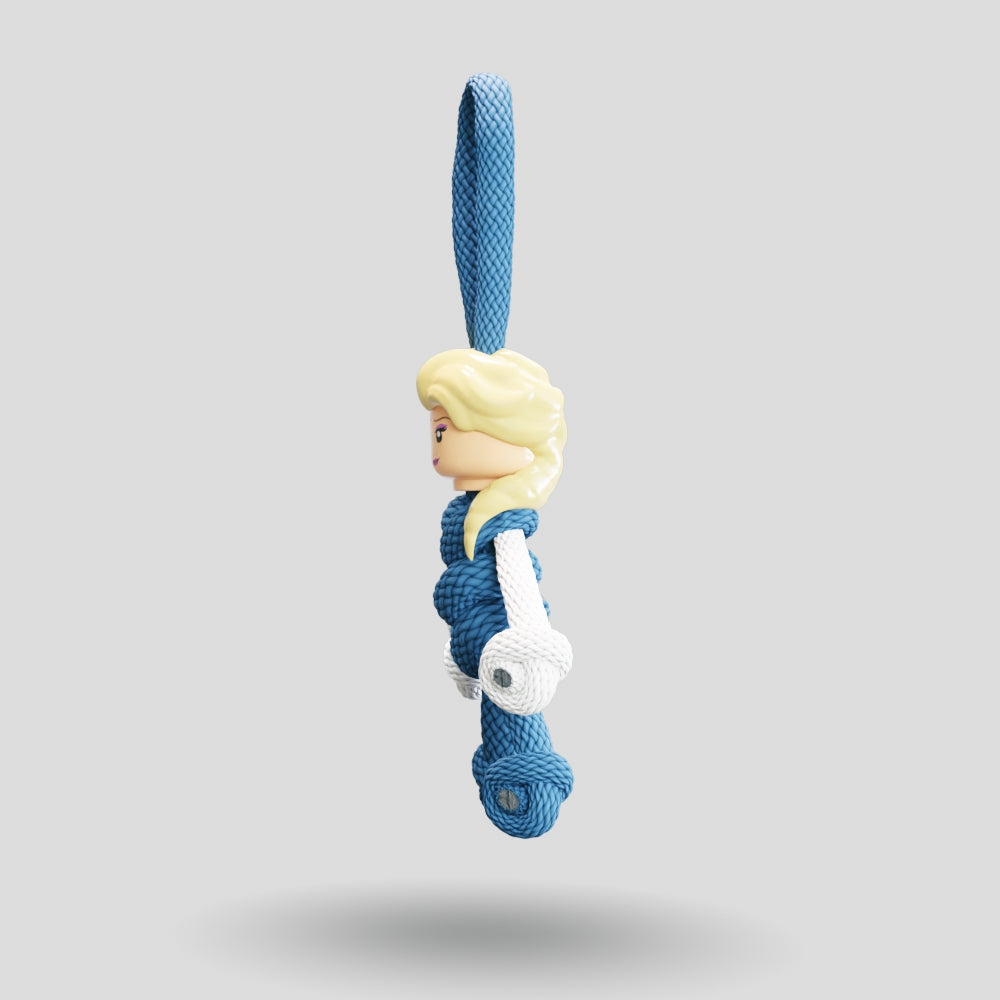 Elsa Paracord Buddy Keychain