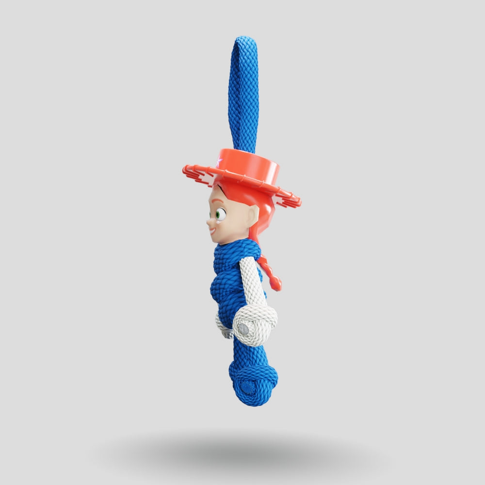 Jessie Toy Story Paracord Buddy Keychain
