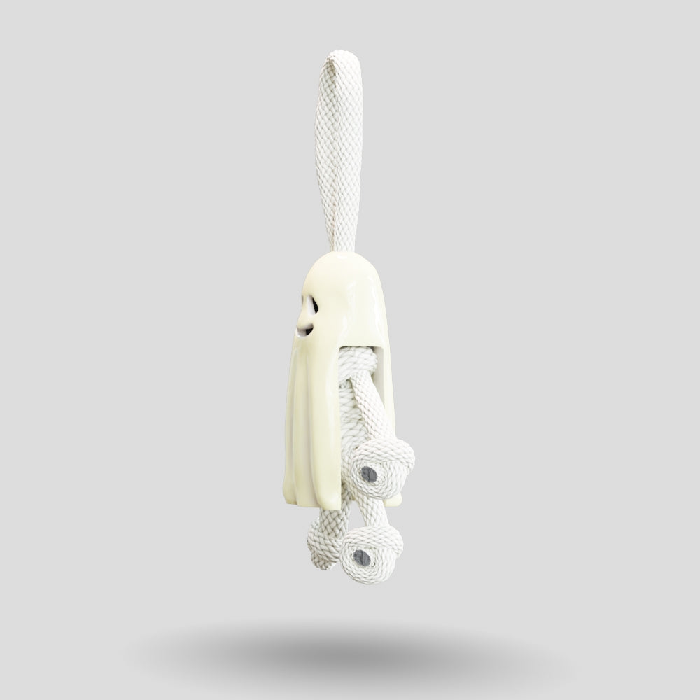 Ghost Paracord Buddy Keychain