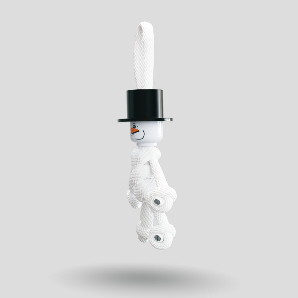 The Snowman Paracord Buddy Keychain