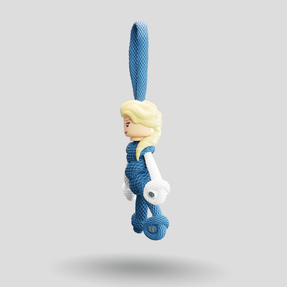 Elsa Paracord Buddy Keychain