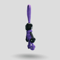 Thumbnail for Black Purple Biker Buddy Paracord Keychain