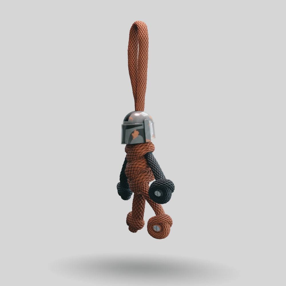 Mandalorian Paracord Buddy Keychain