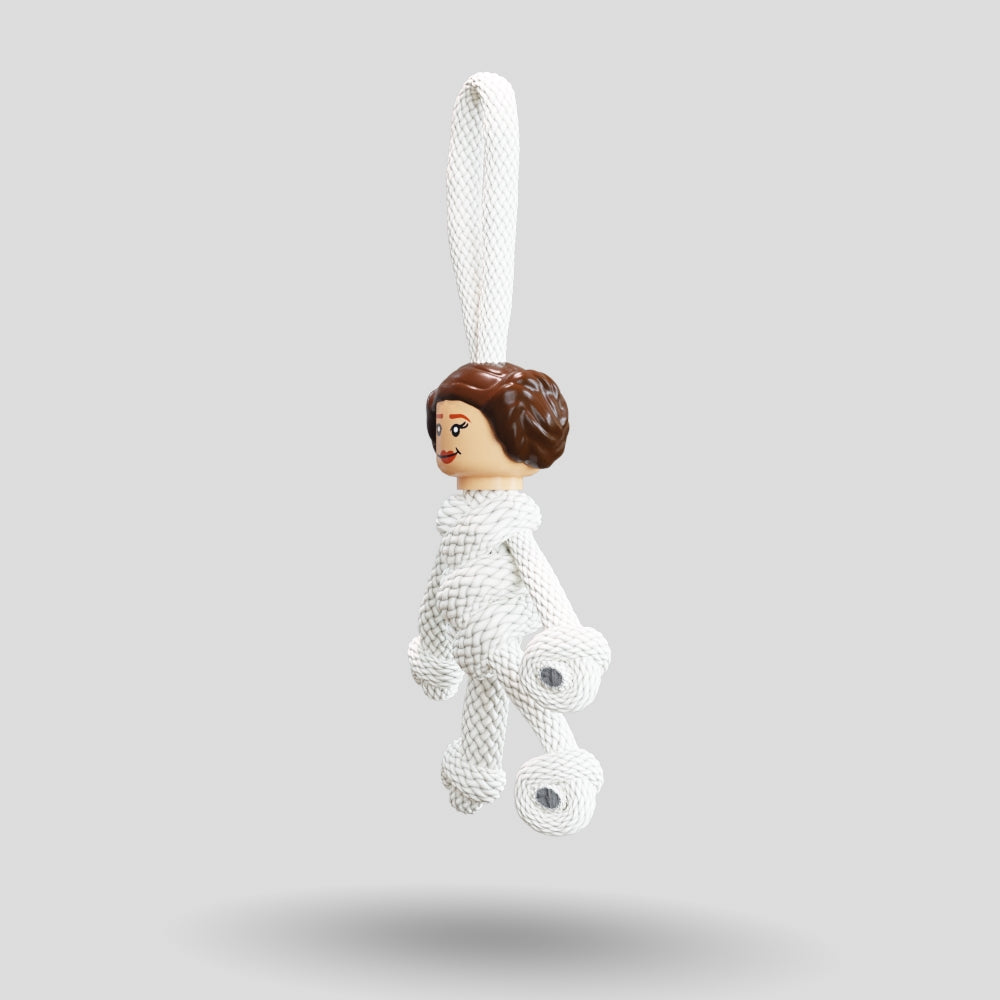 Princess Leia Paracord Buddy Keychain