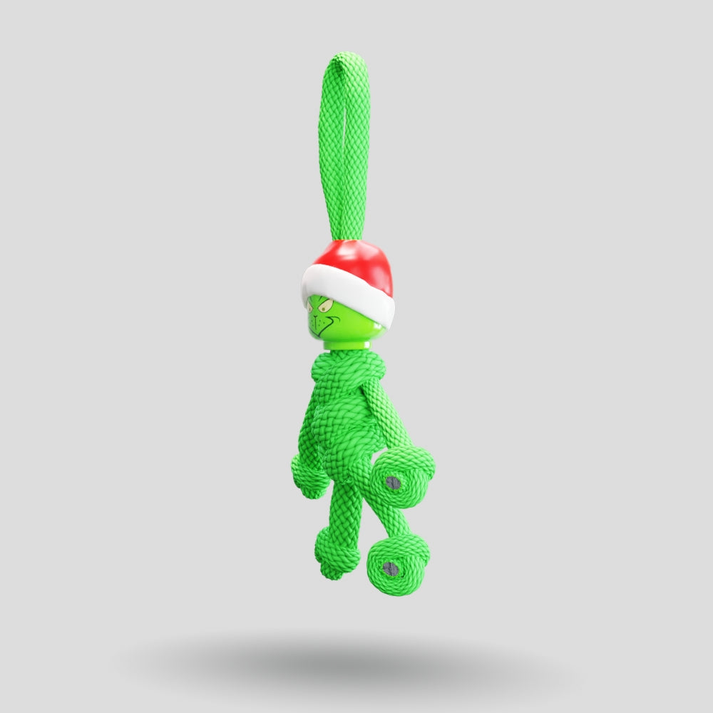 Grinch Paracord Buddy Keychain