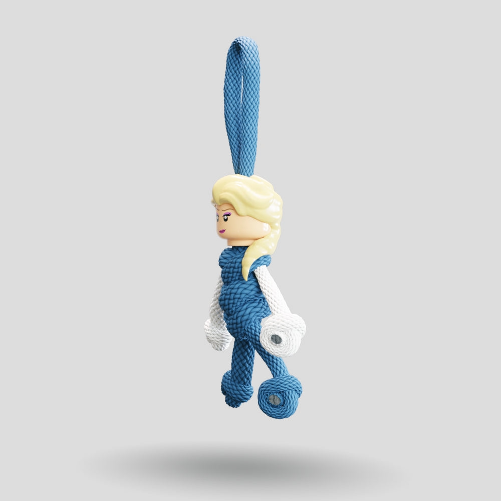 Elsa Paracord Buddy Keychain