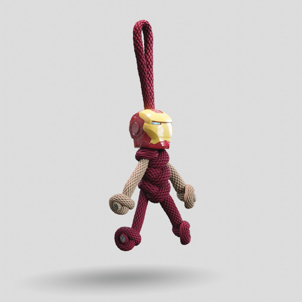 Iron Man Paracord Buddy Keychain