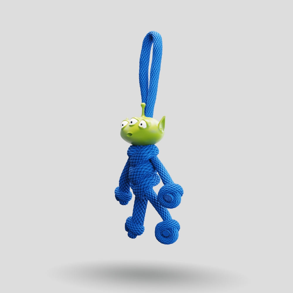 Toy Story Alien Paracord Buddy Keychain