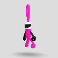 Thumbnail for Hot Pink Biker Buddy Paracord Keychain