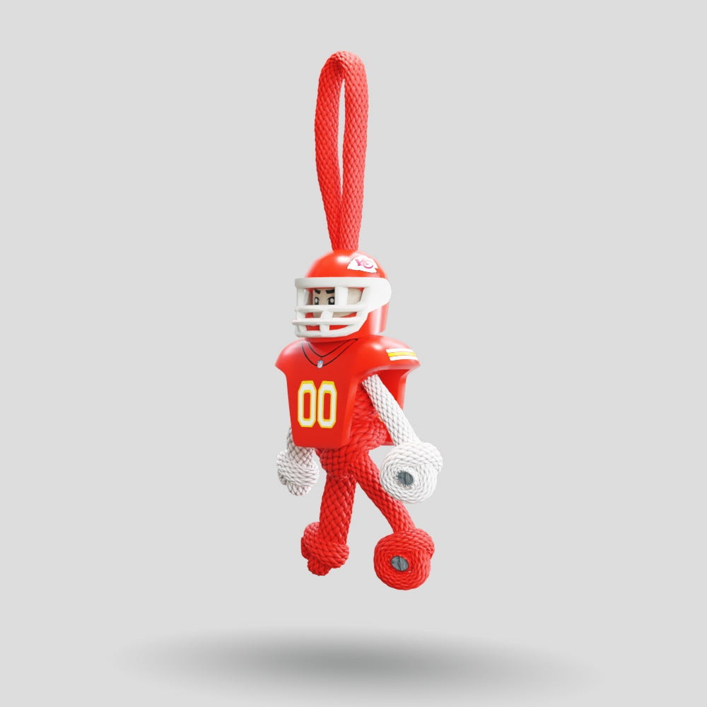 Kansas City Chiefs Paracord Buddy Keychain