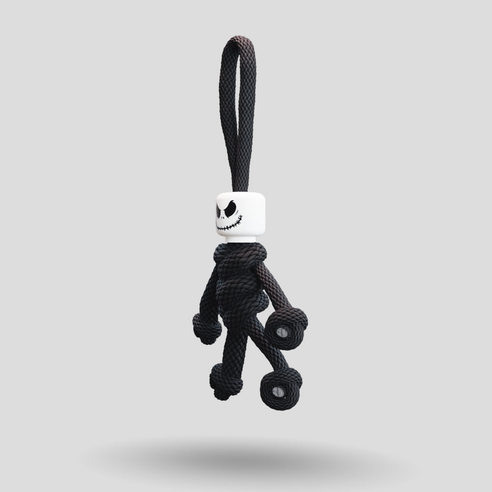Jack Skellington Nightmare Before Christmas Paracord Buddy Keychain