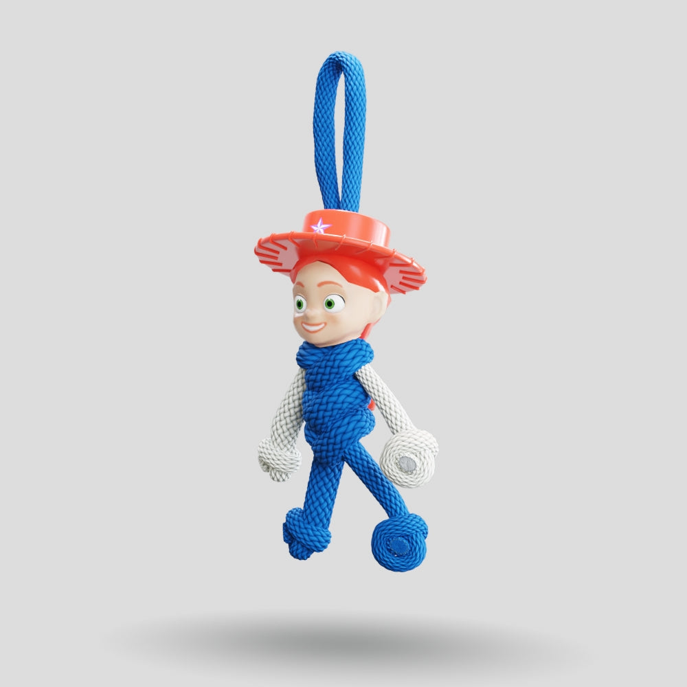 Jessie Toy Story Paracord Buddy Keychain