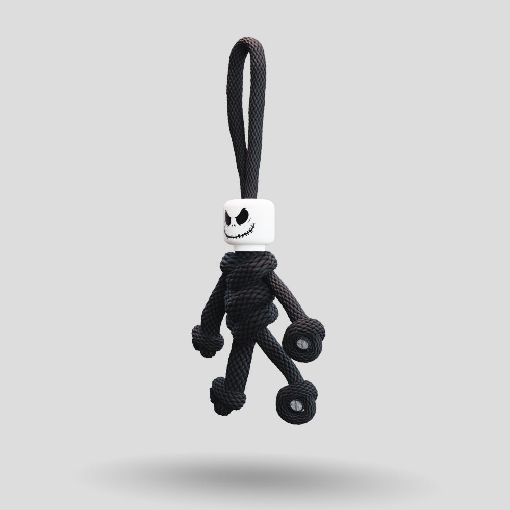 Jack Skellington Nightmare Before Christmas Paracord Buddy Keychain