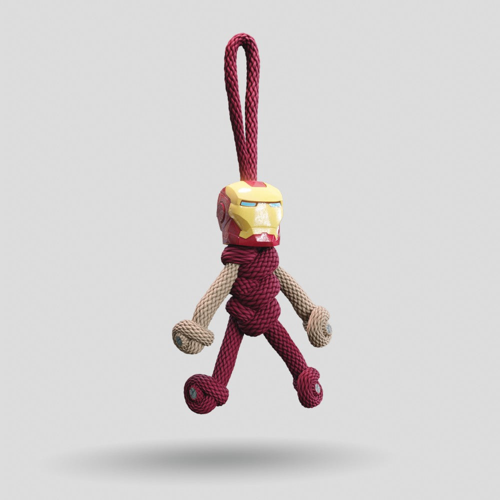 Iron Man Paracord Buddy Keychain