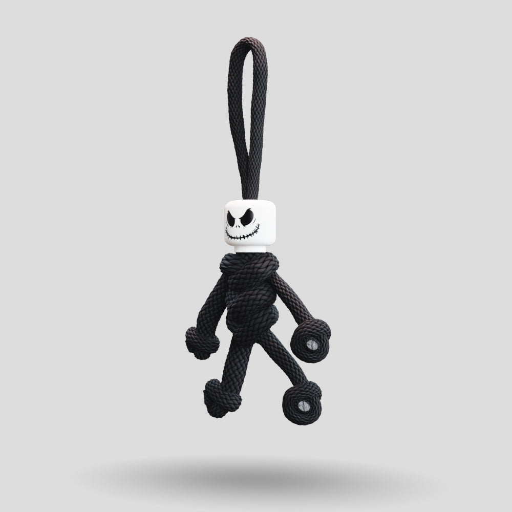 Jack Skellington Nightmare Before Christmas Paracord Buddy Keychain