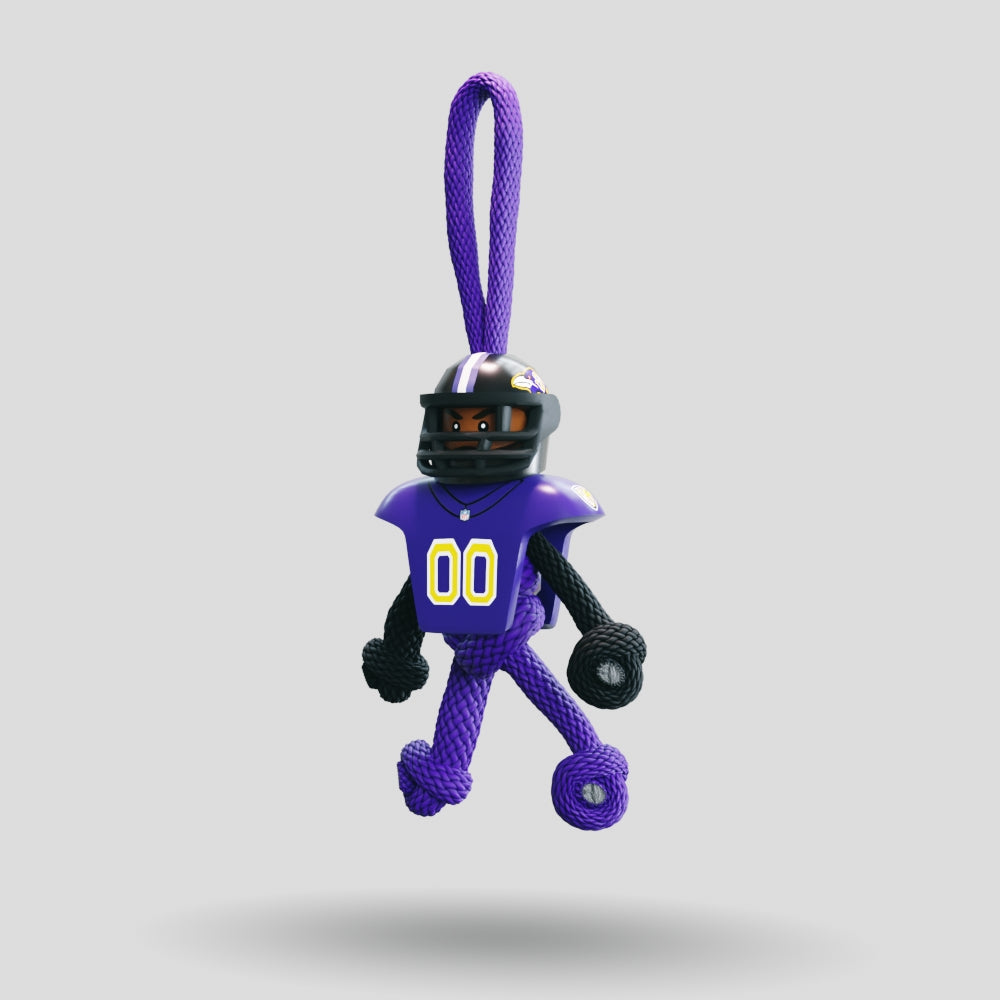 Baltimore Ravens Paracord Buddy Keychain