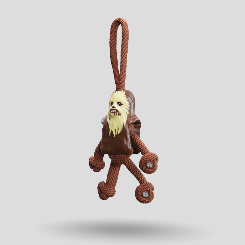 Chewbacca Paracord Buddy Keychain