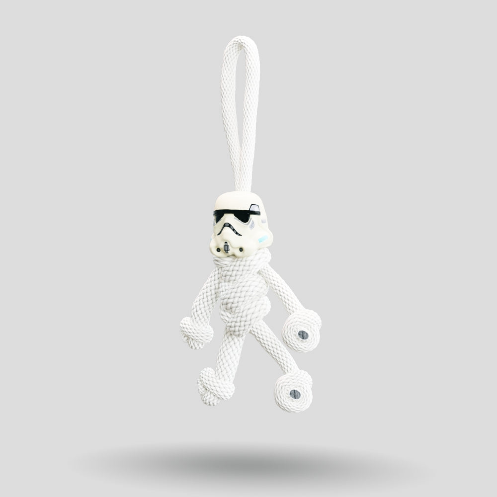 Stormtrooper Paracord Buddy Keychain