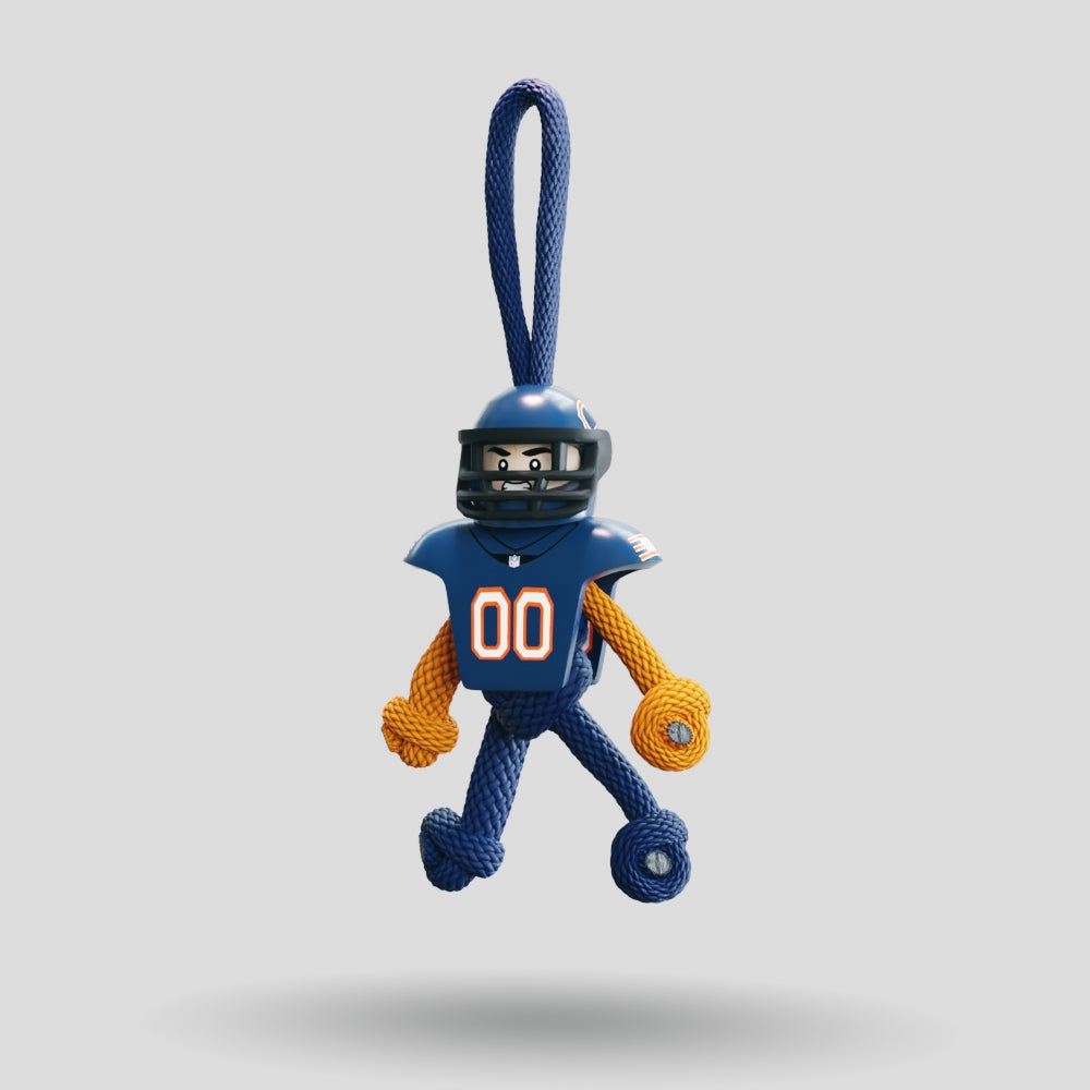 Chicago Bears Paracord Buddy Keychain