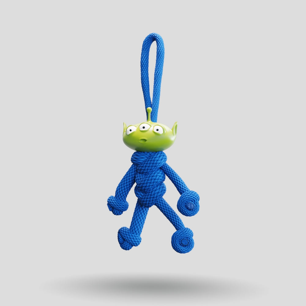 Toy Story Alien Paracord Buddy Keychain