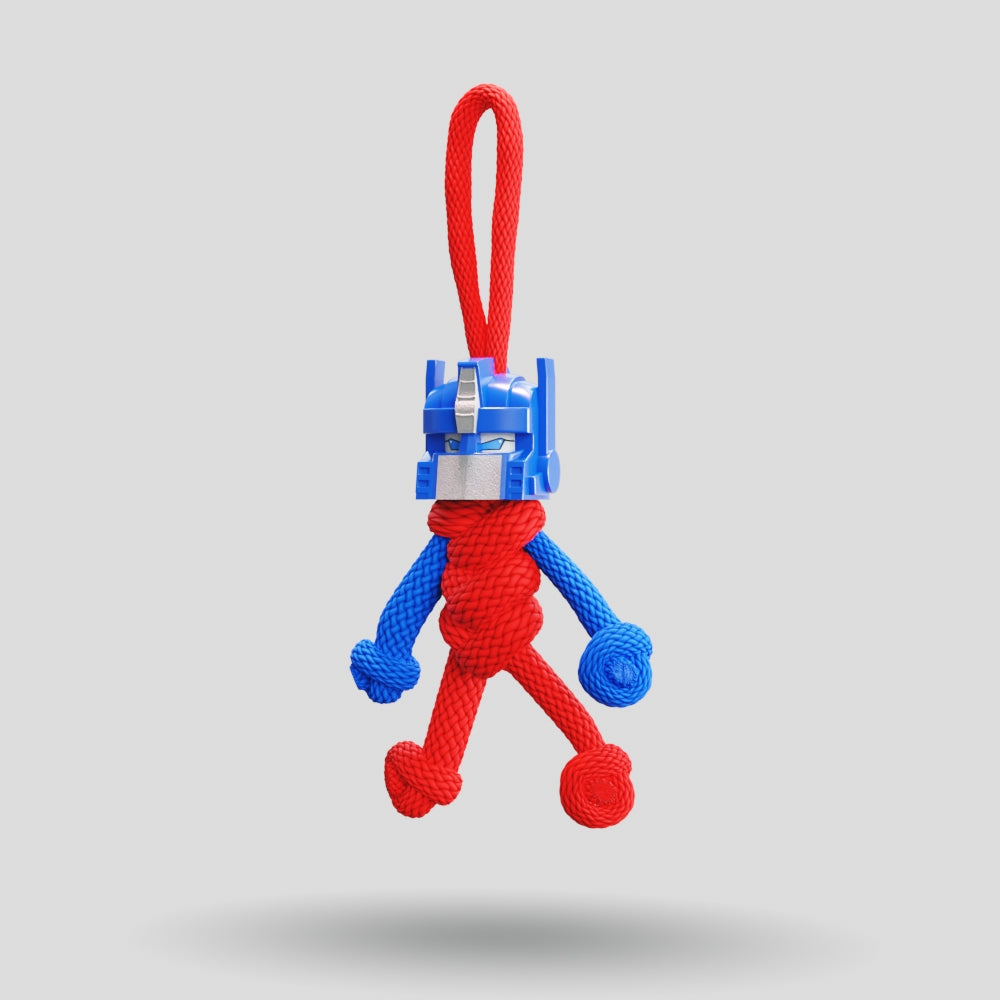 Optimus Prime Paracord Buddy Keychain