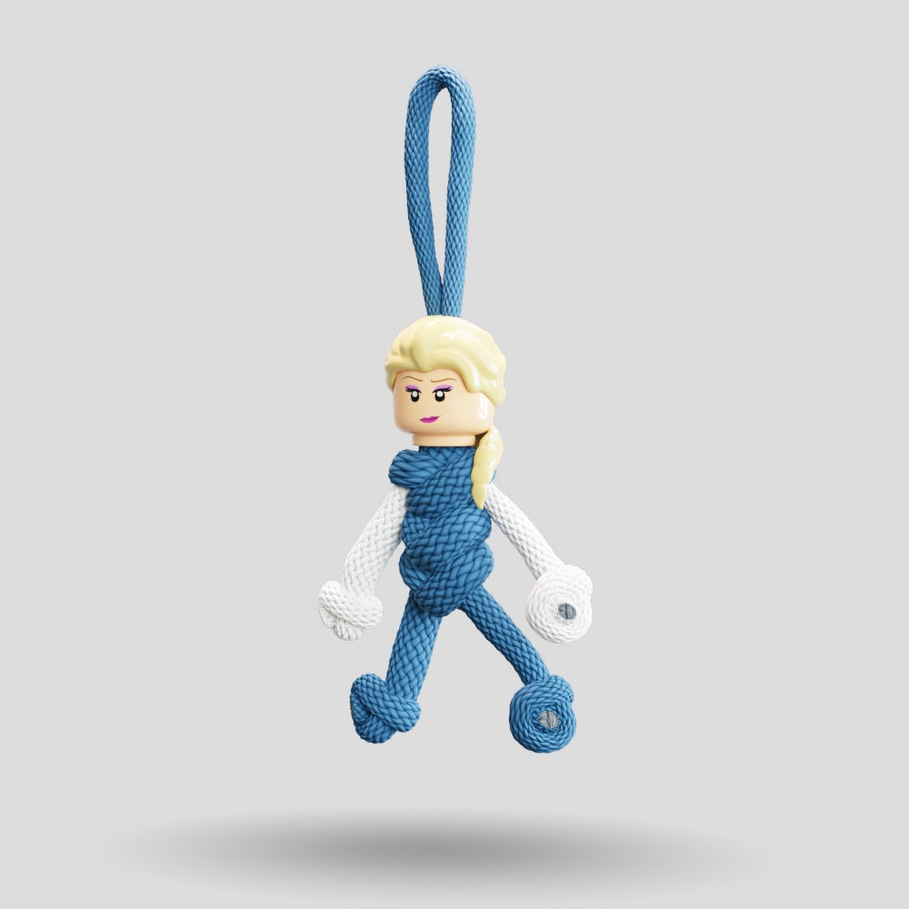 Elsa Paracord Buddy Keychain