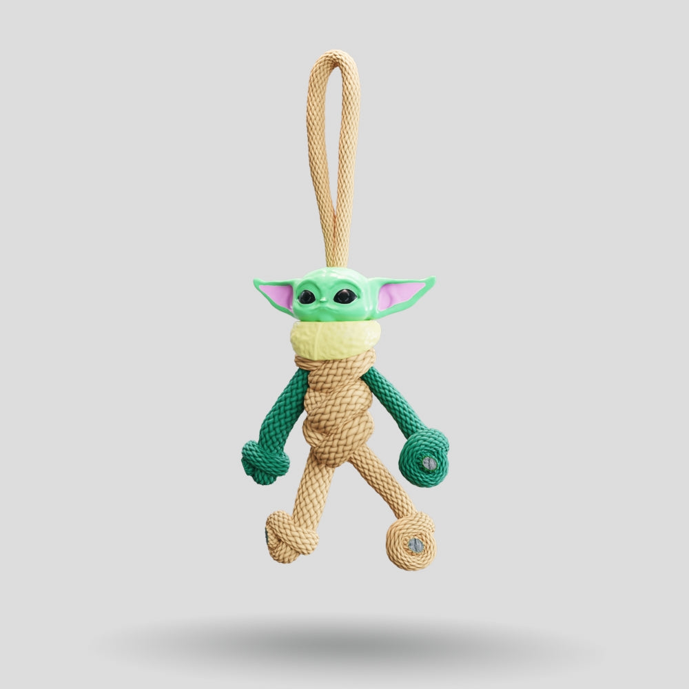 Baby Yoda Paracord Buddy Keychain