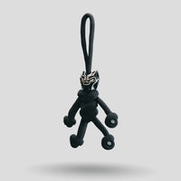 Thumbnail for Black Panther Paracord Buddy Keychain