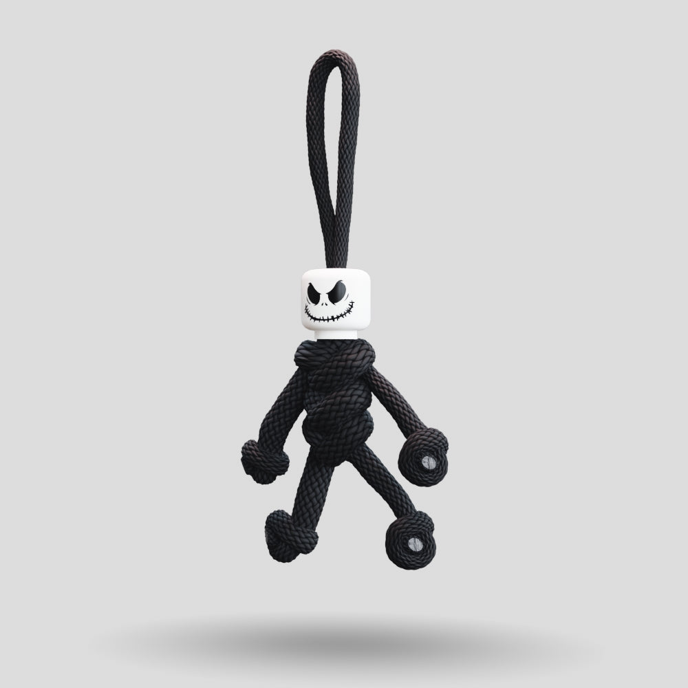 Jack Skellington Nightmare Before Christmas Paracord Buddy Keychain