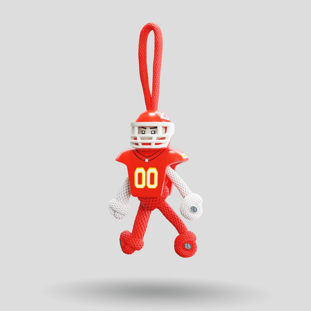 Kansas City Chiefs Paracord Buddy Keychain