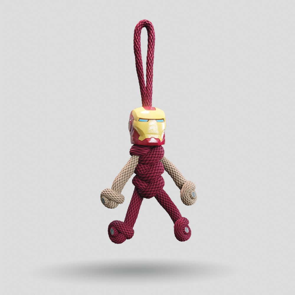 Iron Man Paracord Buddy Keychain
