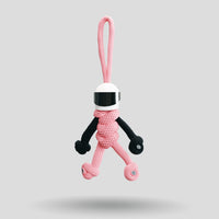 Thumbnail for Pink Biker Buddy Paracord Keychain