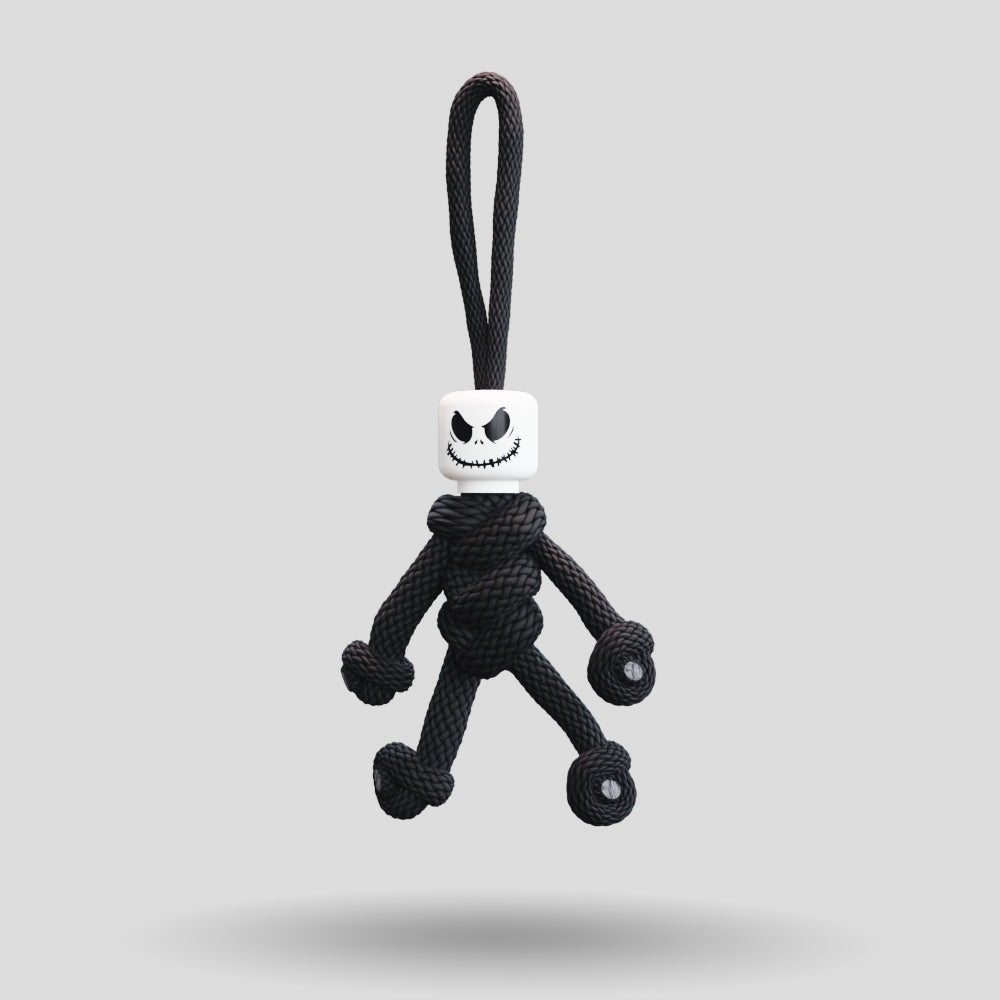 Jack Skellington Nightmare Before Christmas Paracord Buddy Keychain