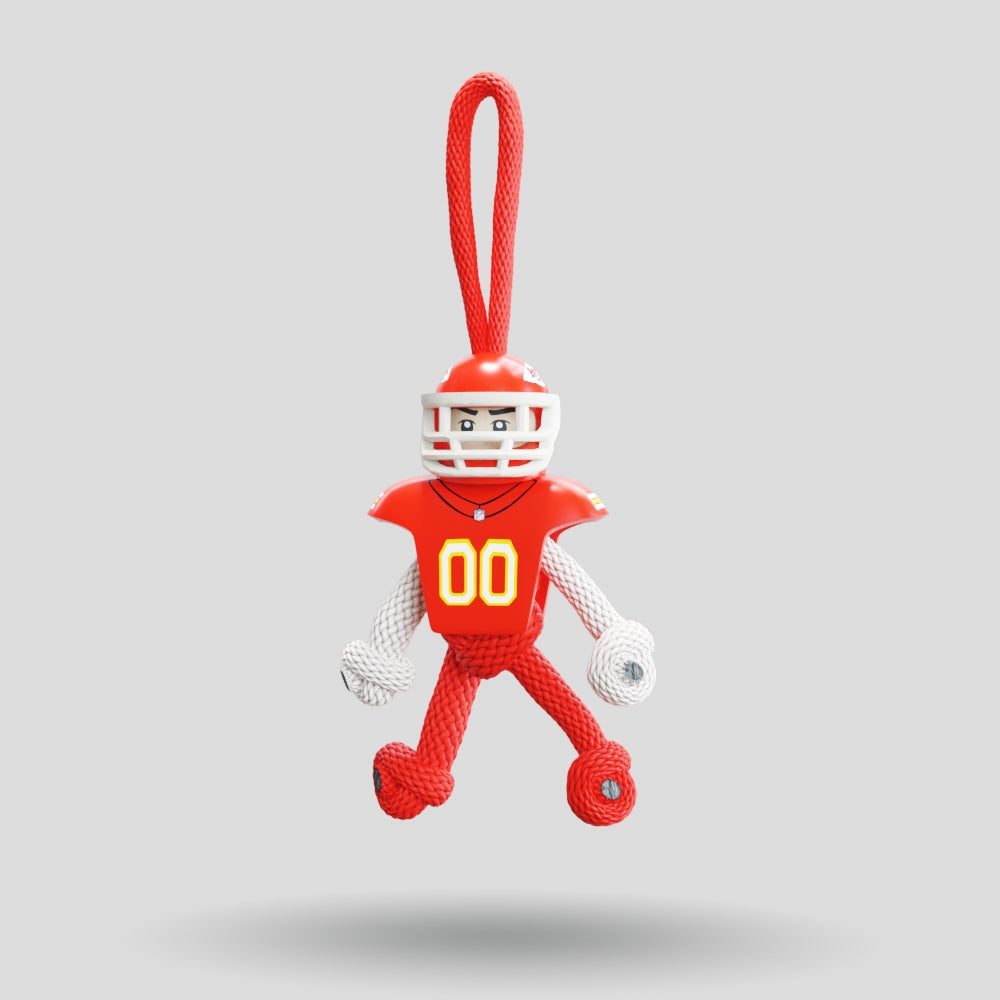 Kansas City Chiefs Paracord Buddy Keychain