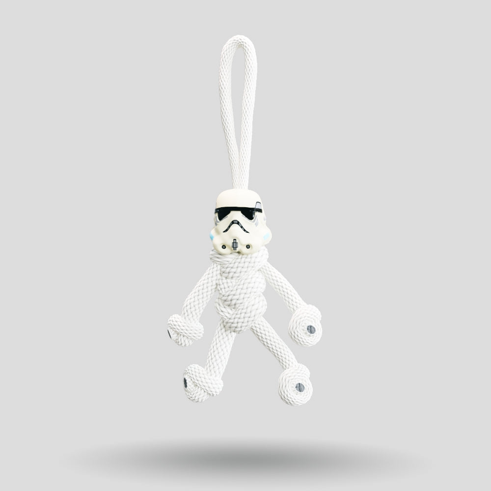 Stormtrooper Paracord Buddy Keychain