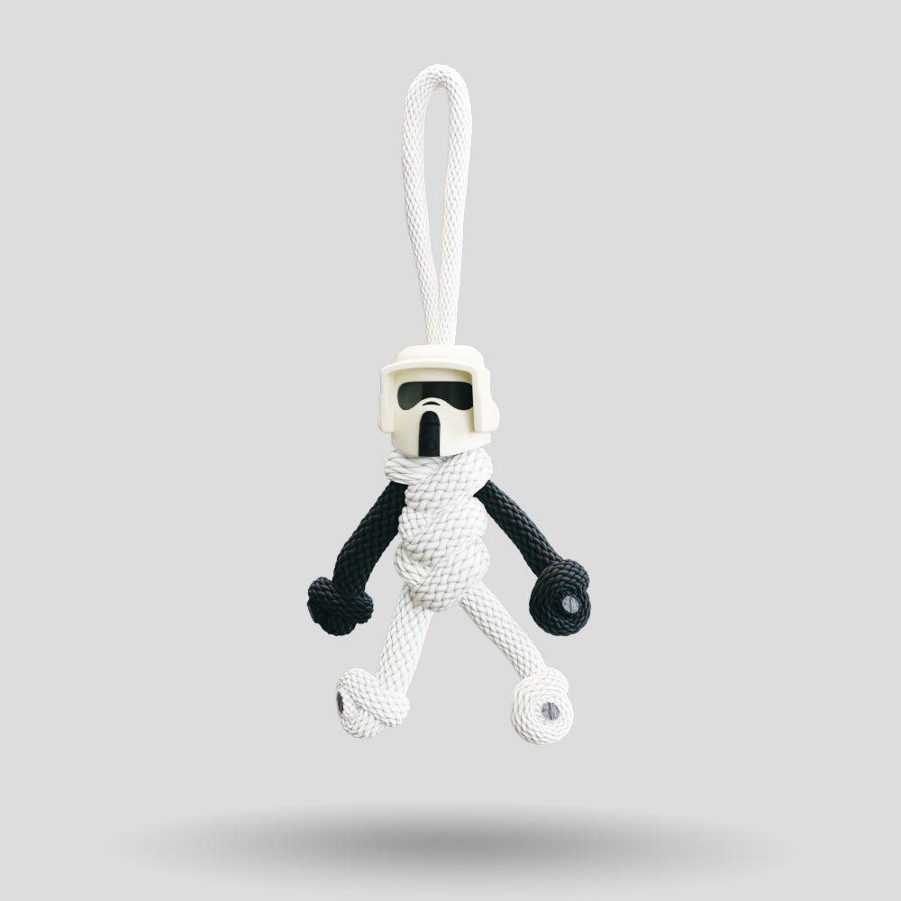 Scout Trooper Paracord Buddy Keychain