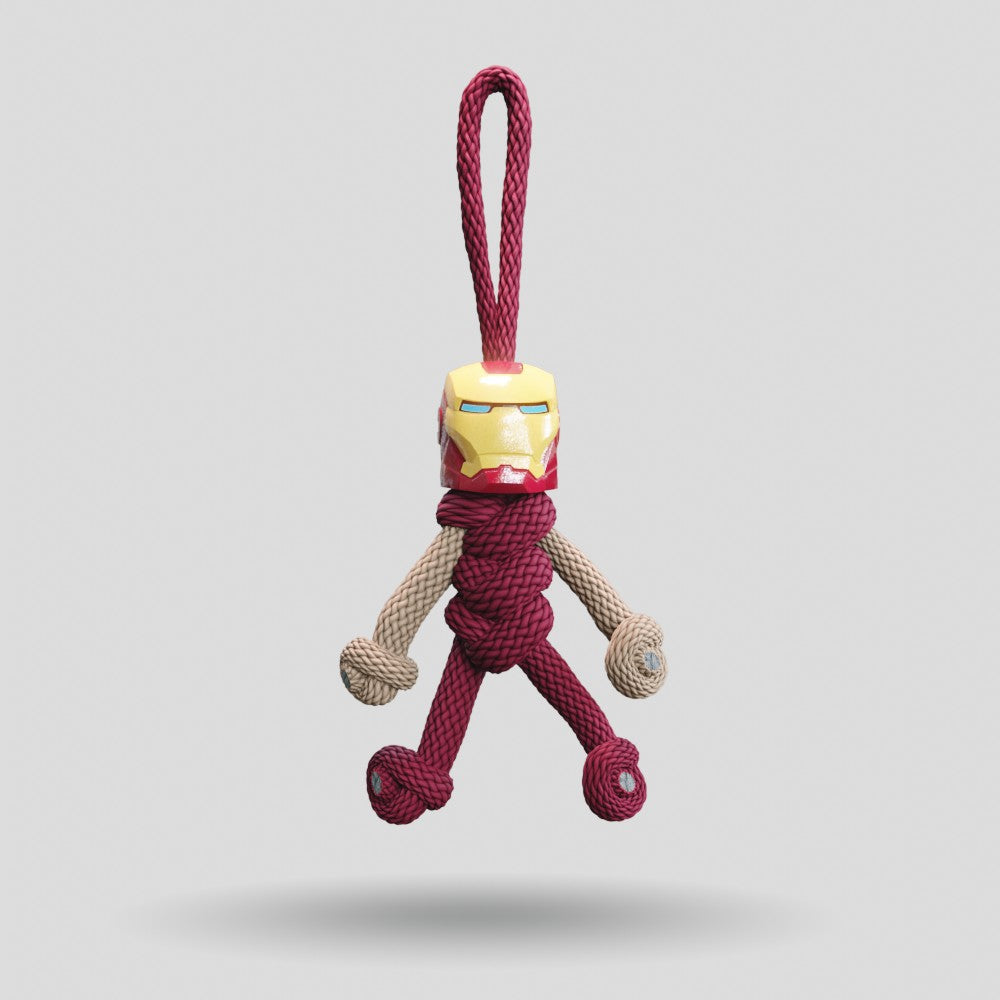 Iron Man Paracord Buddy Keychain