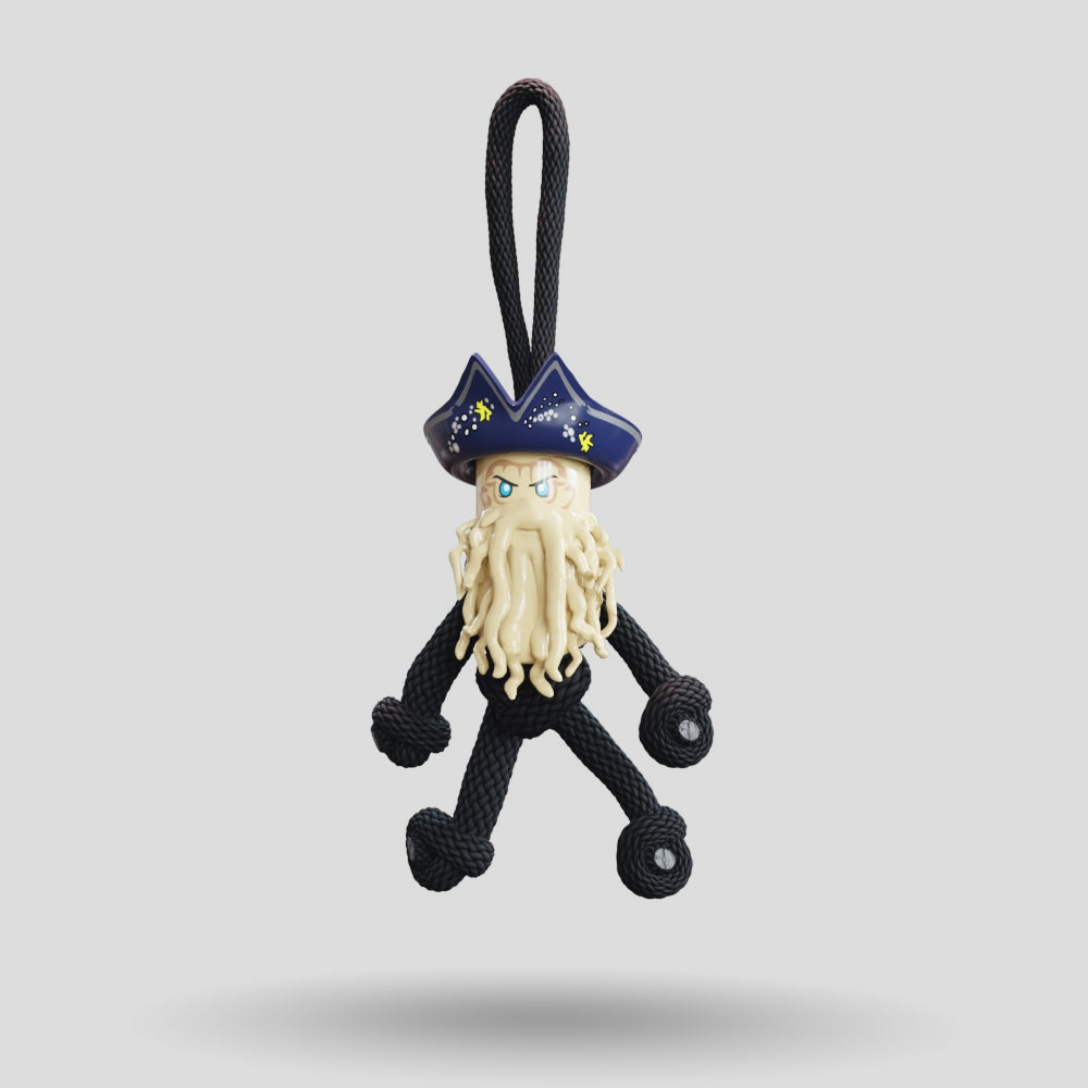 Davy Jones POTC Paracord Buddy Keychain