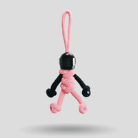 Thumbnail for Black Pink Biker Buddy Paracord Keychain