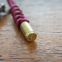 Thumbnail for Burgundy 9mm Bullet Keychain