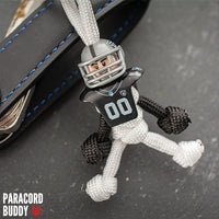 Las Vegas Raiders Paracord Buddy Keychain