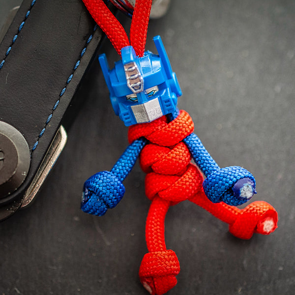 Optimus Prime Paracord Buddy Keychain