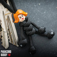 Thumbnail for Black Widow Paracord Buddy Keychain