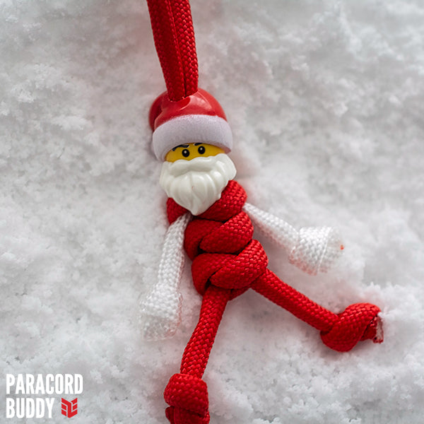 Santa Claus Paracord Buddy Keychain