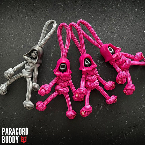 Squid Games - Square Paracord Buddy Keychain