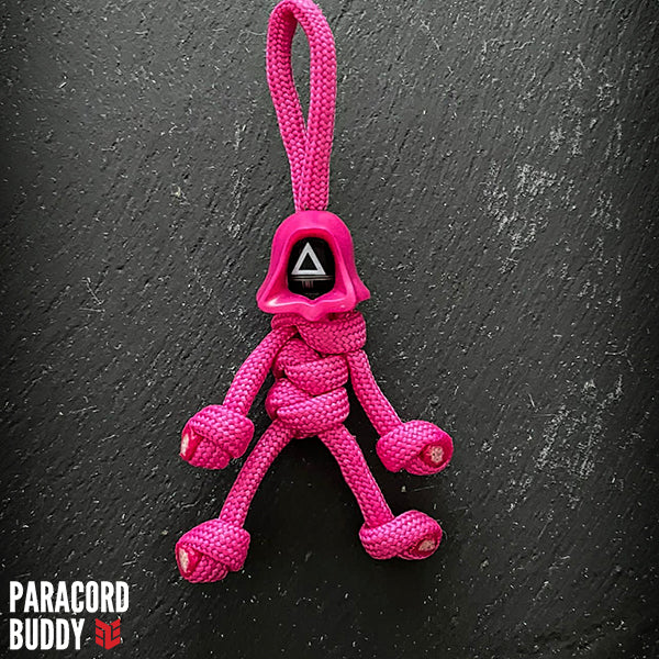 Squid Games - Triangle Paracord Buddy Keychain
