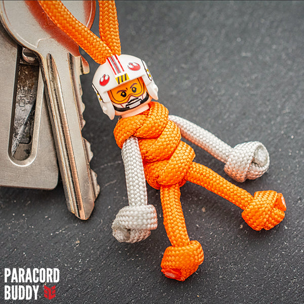 X-Wing Pilot Paracord Buddy Keychain