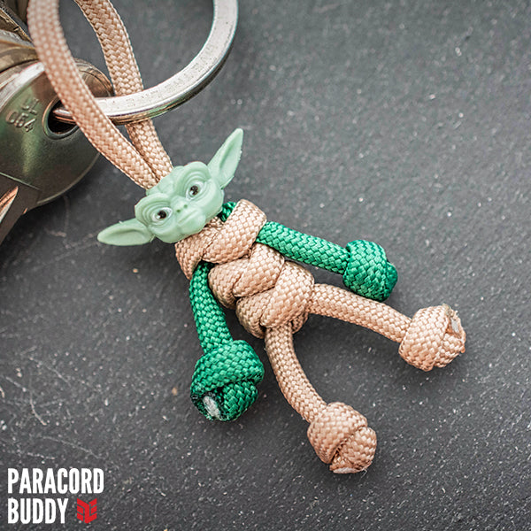 Yoda Paracord Buddy Keychain